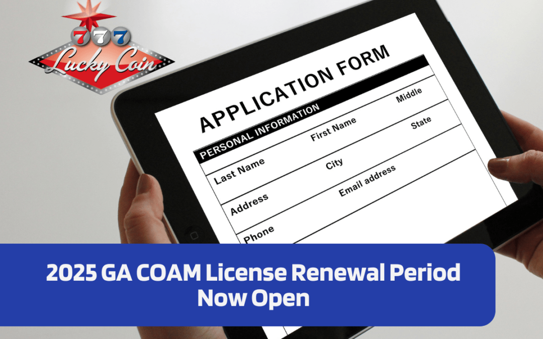 2025 GA COAM License Renewal Period Now Open